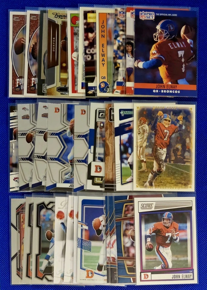 John Elway Inserts Premiums Base Pick Your Card & $ave Denver Broncos | Stanford - Image 1 of 1