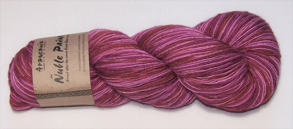 Lote de 5 PINTURAS DOBLES Araucania Hilo de Lana de Seda Pintado a Mano #1004 RAMBLING ROSE Foto 1 de 1