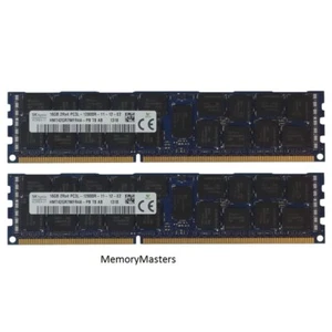 32GB Kit 2x 16GB DELL POWEREDGE R320 R420 R520 R610 R620 R710 R820 Memory Ram - Picture 1 of 1