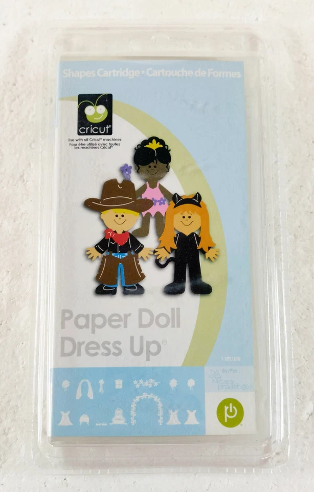 Cricut Paper Doll Dress up Cartridge Use W/ Explore Expression & All Machines