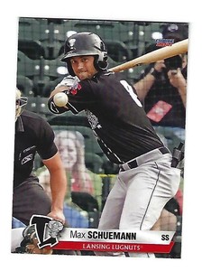 2021 Lansing Lugnuts Max Schuemann Oakland A's