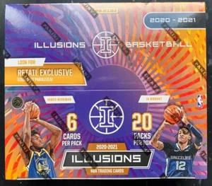 2020-21 NBA Basketball Illusions Retail Box 20 Packs NEW Maxey Edwards Rc Yr - Picture 1 of 1
