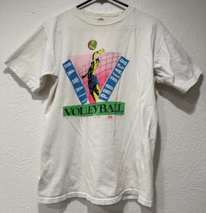 Vintage Hawaii Pro Beach Volleyball Club T-Shirt, SZ XL 1980s Single Stitch - Picture 1 of 9