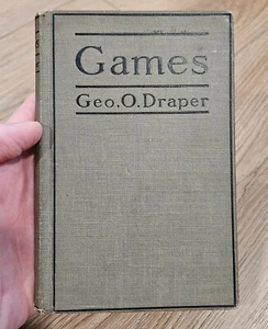 Games by George O. Draper Association Press New York NY USA 1923 Edition - Imagen 1 de 14