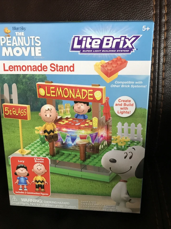 SOPORTE DE LIMONADA LITE BRIX THE PEANUTS PELÍCULA LUCY & CHARLIE BROWN Foto 1 de 2