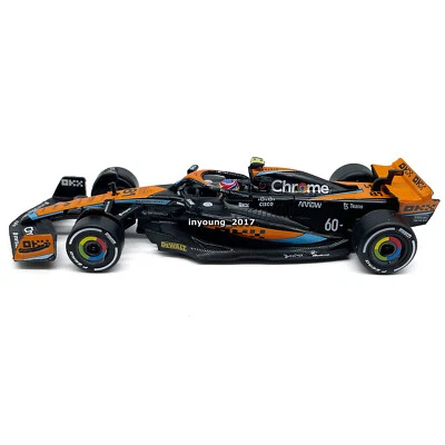 1/43 2023 F1 McLaren MCL60 Model Car Diecast Collectible Vehicle Oscar Piastri - Image 1 of 4