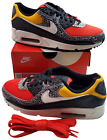 Nike Air Max 90 SE Womens Size 7 Shoes Red Pollen Waffle Safari DC9446 001 NWB