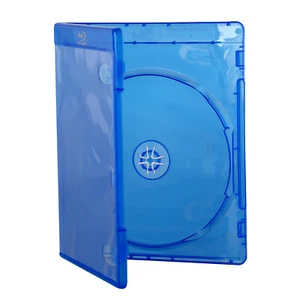 DVD CD Empty Case Single Disc Storage Blu-ray Plastic Jewel Holder Clear Sleeve - Picture 1 of 7