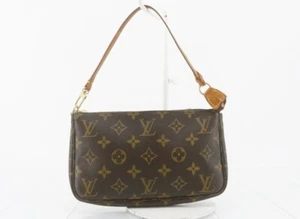 LOUIS VUITTON Bag Pouch Pochette Accessoires M51980 Monogram France BR042 - Picture 1 of 7