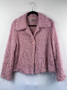 Cooper St Clothing - Size 14 - Women's Pink Fully Lined Textured Knit Jacket - Picture 1 of 4
