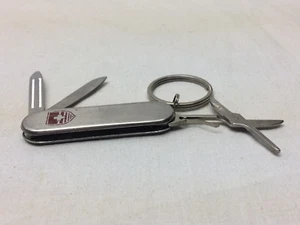 Key Chain Pocket Knife Cutlery Utility Knife Scissors Stainless File - Picture 1 of 12