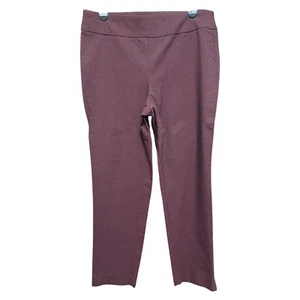 Counterparts Pull On Pants Geometric Print Stretch Casual Size 12 - Picture 1 of 7