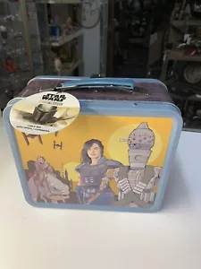 FUNKO THE MANDALORIAN RETRO TIN LUNCH BOX - CARA DUNE IG-11 KUIIL - NEW W/ TAGS! - Picture 1 of 12