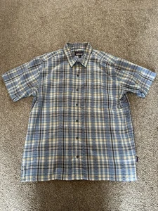 Mens Patagonia Shirt, Size XL, Blue, Check, Short Sleeve, Lightweight, (xxx) - Picture 1 of 7