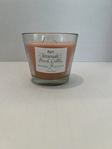 Rare Pier 1 Homemade Peach Cobbler Scented Candle 11.5 Oz Unused - Picture 1 of 5