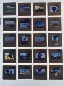 LOTE 20 Globos de Aire Caliente 35mm Foto Transparencia Diapositivas Colorido ÚNICO EN SU CLASE #16 - Imagen 1 de 7