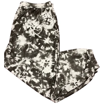 Boohoo Jogger Plus Size 18  Tie Dye Black & White Pull On. NWT. - Image 1 of 4