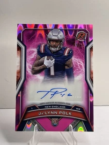 2024-25 Topps Chrome Resurgence Football Ja'Lynn Polk Rc Rookie Auto 05/10 BRJO - Bild 1 von 2