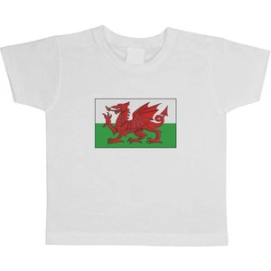 'Welsh Flag' Children's / Kid's Cotton T-Shirts (TS023174) - Picture 1 of 9