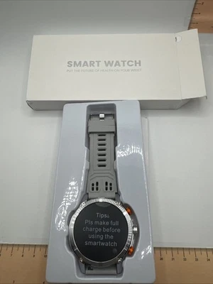 Smart Watch With Grey Band - New In Box - Image 1 of 4