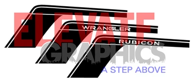 For Jeep Wrangler Decals Side Hood Raider Vinyl Stripes Graphics 2007-2018 - Imagem 1 de 4
