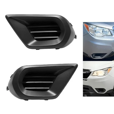 2x Fog Light Cover For 2014-2016 Subaru Forester Front Left+Right Textured Black - Image 1 of 4