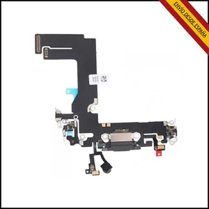 CONECTOR CARGA PARA iPHONE 13 MINI COLOR NEGRO FLEX JACK MICROFONO CABLE - Imagen 1 de 1