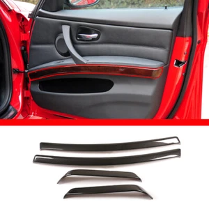 Tapicería interior del panel de instrumentos de fibra de carbono para BMW Serie 3 E90 E92 E93 05-12 - Imagen 1 de 12