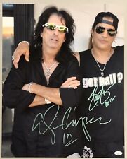 Slash & Alice Cooper Signed 16” X 20” Photo Poster JSA COA Guns N’ Roses PROOF