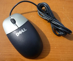 Vintage Dell USB Optical Mouse MO56UOA DARK GRAY - EXC CONDITION Cleaned Tested - Picture 1 of 6