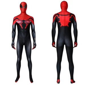 Ultimate Spiderman Jumpsuit Cosplay Spider-man Costume Zentai Halloween Adult US - Picture 1 of 17