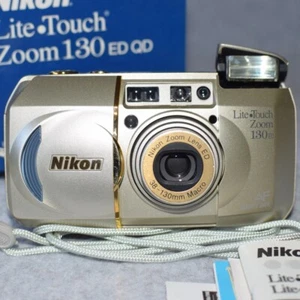 Nikon Lite-Touch Zoom 130 ED QD 35mm Point and Shoot Camera Excellent Condition - Picture 1 of 24