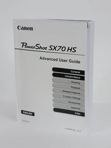 Canon PowerShot SX70HS Instruction Owners Manual SX70 HS Book NEW - Picture 1 of 1