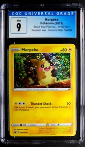Morpeko Sequin Holo SWSH012 Mint CGC 9 General Mills Black Star Promos 2021 - Picture 1 of 4