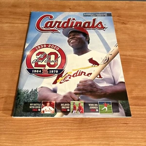St Louis Cardinals MLB Gameday Magazine Lou Brock 1939-2020 - Picture 1 of 1