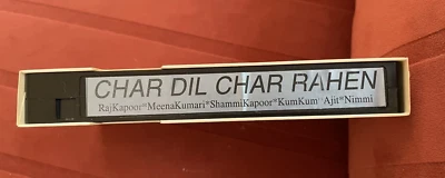 Bollywood Hindi Movie VHS  Char Dil Char Rahen 1959 B.W. All Time Classic . x 2 - Image 1 of 4