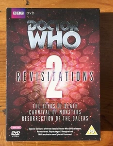 DR WHO REVISITATIONS V2 Troughton, Pertwee, Davison R4 & R2 - Picture 1 of 11