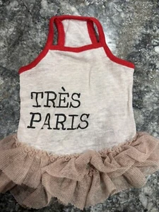 Louisdog  Tres Paris Tutu Ruffle Dress Size Small. Fits XS - Picture 1 of 3