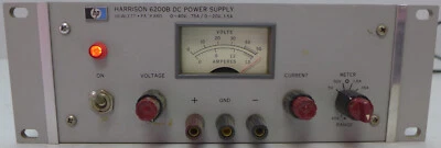 HP 6200B DC Power Supply 0-40V 0-750mA / 0-20V 0-1.5A - Working - Image 1 of 2