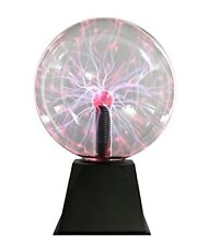 Plasma Ball Light 8" Inch, Interactive Touch Sound Response Science Lamp Orb 