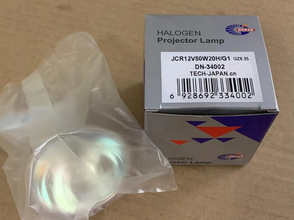 12V50W20H GZ6.35 Halogen Light Bulb Sanyo SMT Mounter Lamp EYE JCR12V50W20H/G1