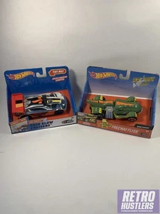 Hot Wheels Edge Glow Cruisers und Freeway Flyer Set mit Licht NEU - Bild 1 von 3