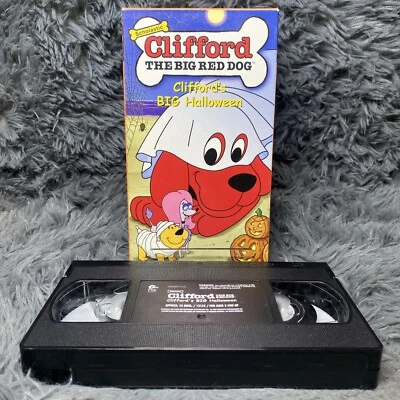 Clifford the Big Red Dog - Cliffords Big Halloween VHS Tape 2002 Scholastic Film - Image 1 of 4