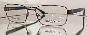 Original MARCOLIN MA3015 008 Brille GUNMETAL Neu Metall 56-18-145 - Bild 1 von 13