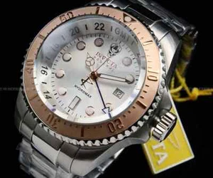 NEU Invicta RESERVE Hydromax 16964 Swiss Deep Dish Silver Sunray Dial SS Uhr - Bild 1 von 19
