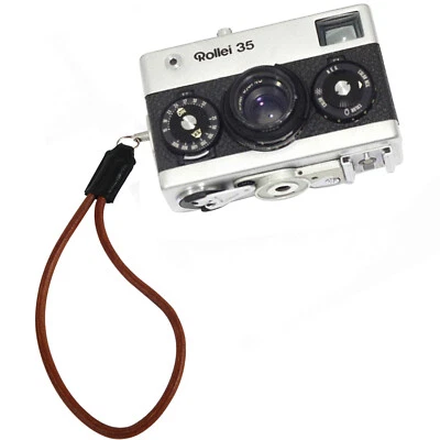 Leather Neck Hand Wrist Strap For Rollei 35 Classic 35 35S 35T 35SE 35TE Camera - Image 1 of 4