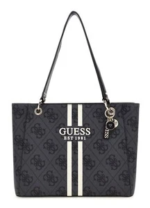 GUESS bolso de bandolera Noelle II Tote Coal Logo - Imagen 1 de 3