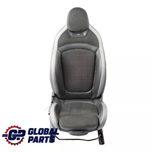 Mini F55 JCW Seat Front Right O/S Heated Alcantara Leather Dinamica Carbon Black - Picture 1 of 15