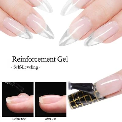 LIQUID HARD GEL BUILDER UV LED Nail Extension In Bottle Clear BIAB Sculpture UK - Image 1 of 4