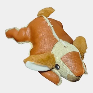 Large Squirrel Squeaky Dog Toy Leather top toy Brand New Free Shipping - Picture 1 of 6